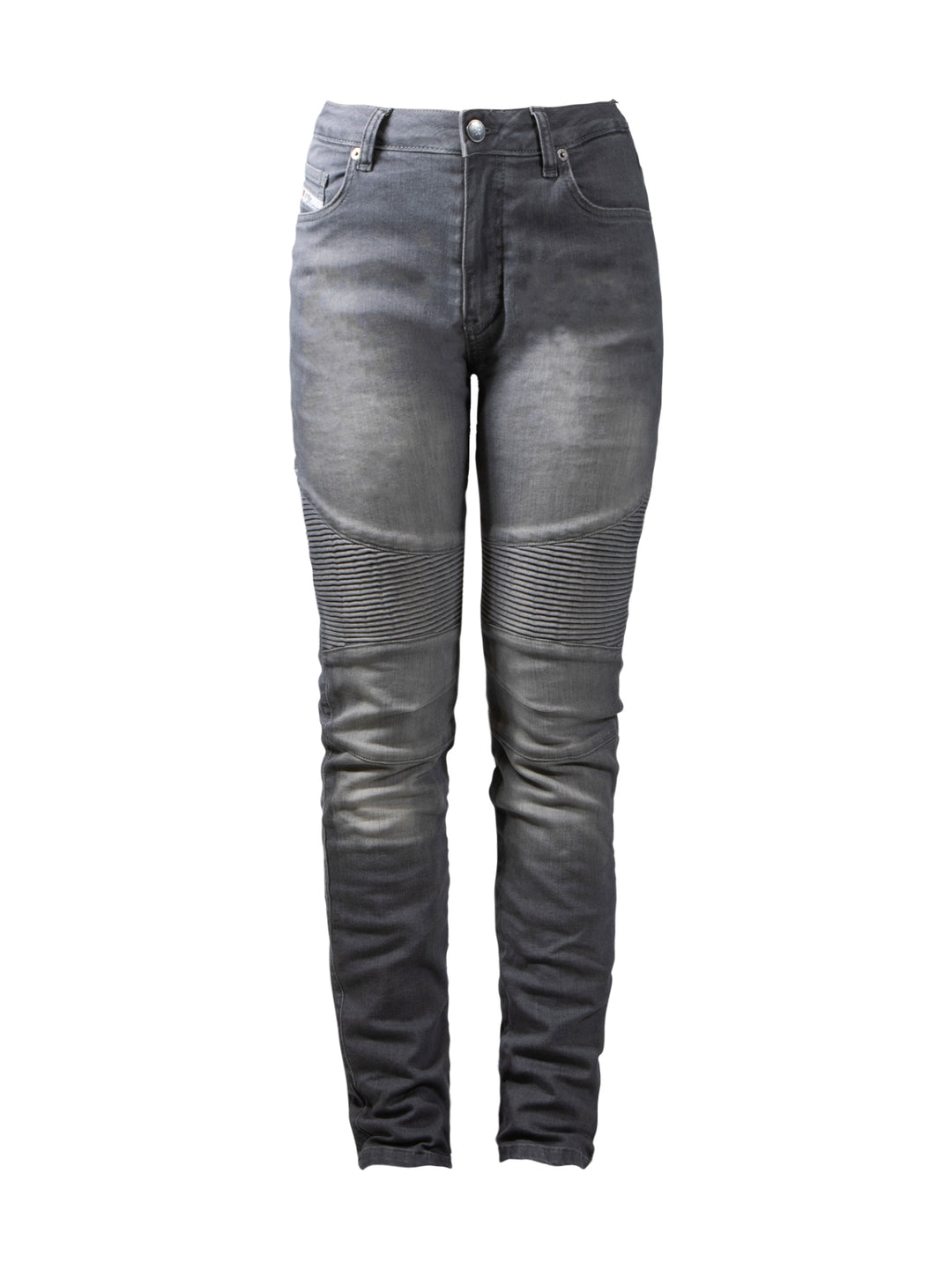 Betty Biker Jeans Estilo Desgastado - Ridejohndoe