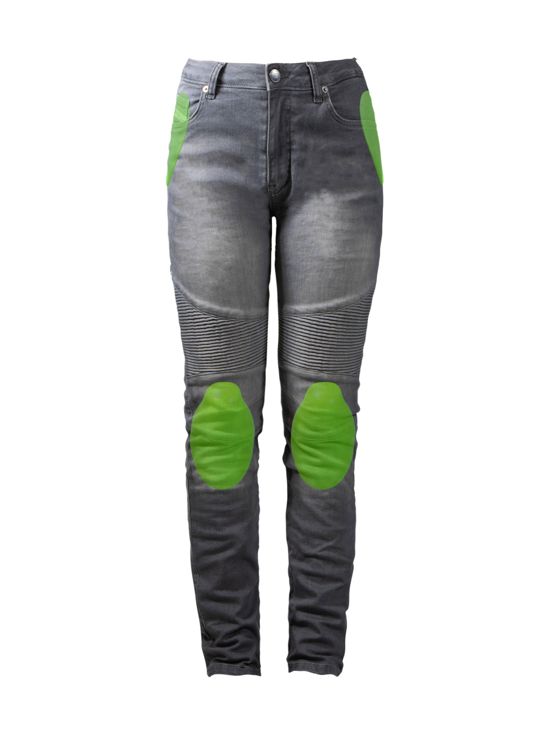 Betty Biker Jeans Estilo Desgastado - Ridejohndoe