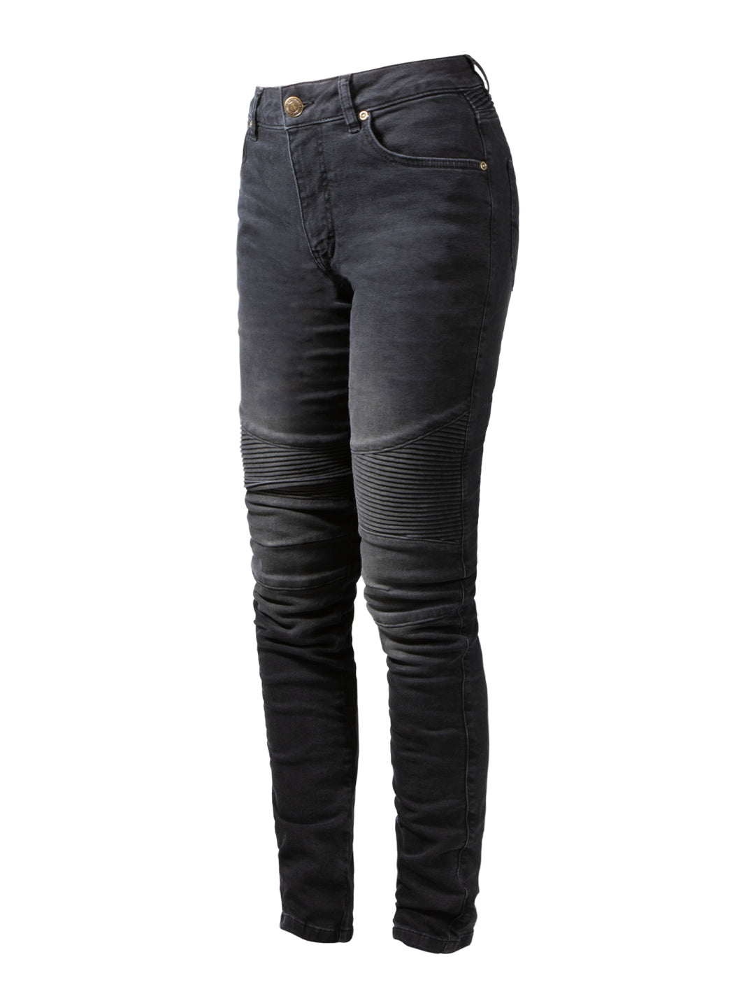 Betty Biker Jeans Estilo Desgastado - Ridejohndoe