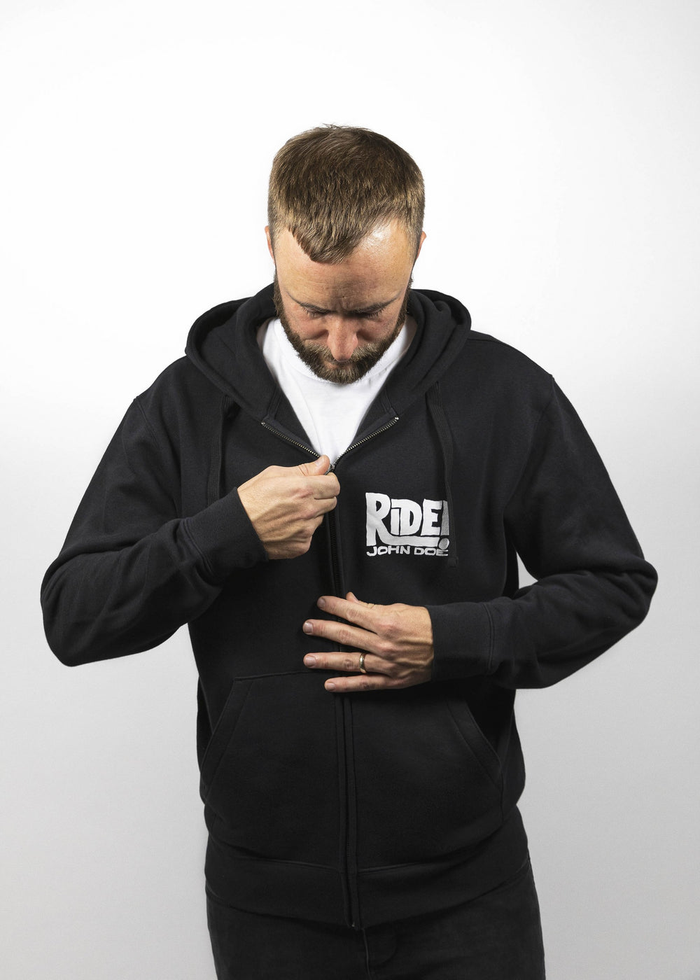 Zip Hoodie Ride - Ridejohndoe