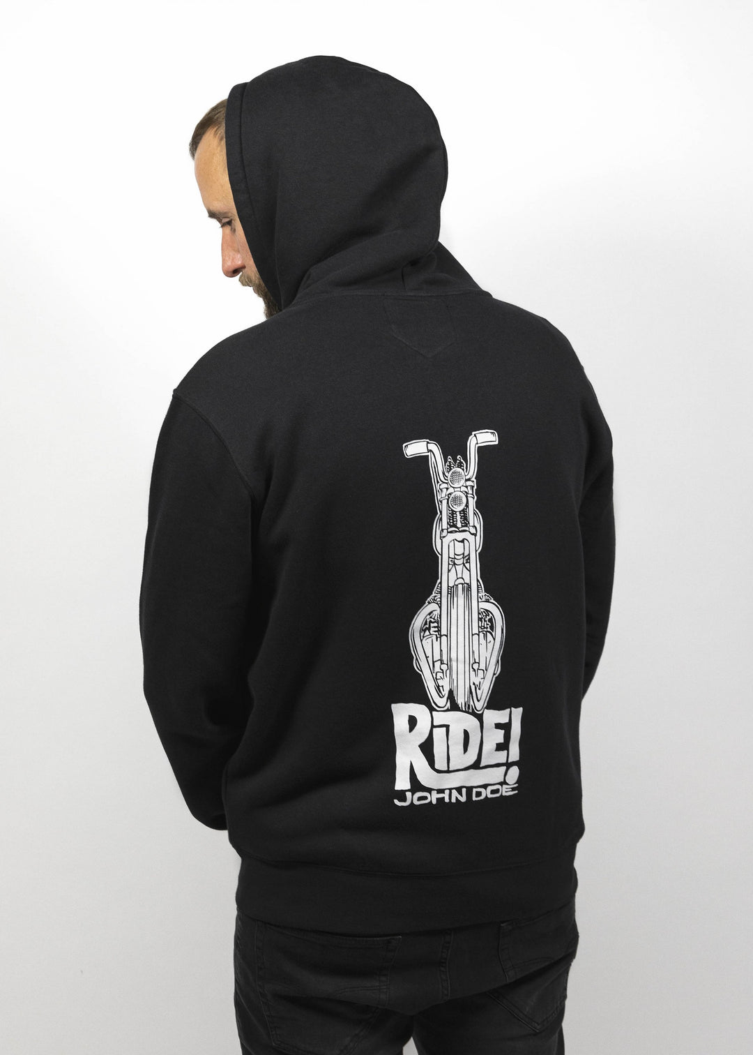 Zip Hoodie Ride - Ridejohndoe