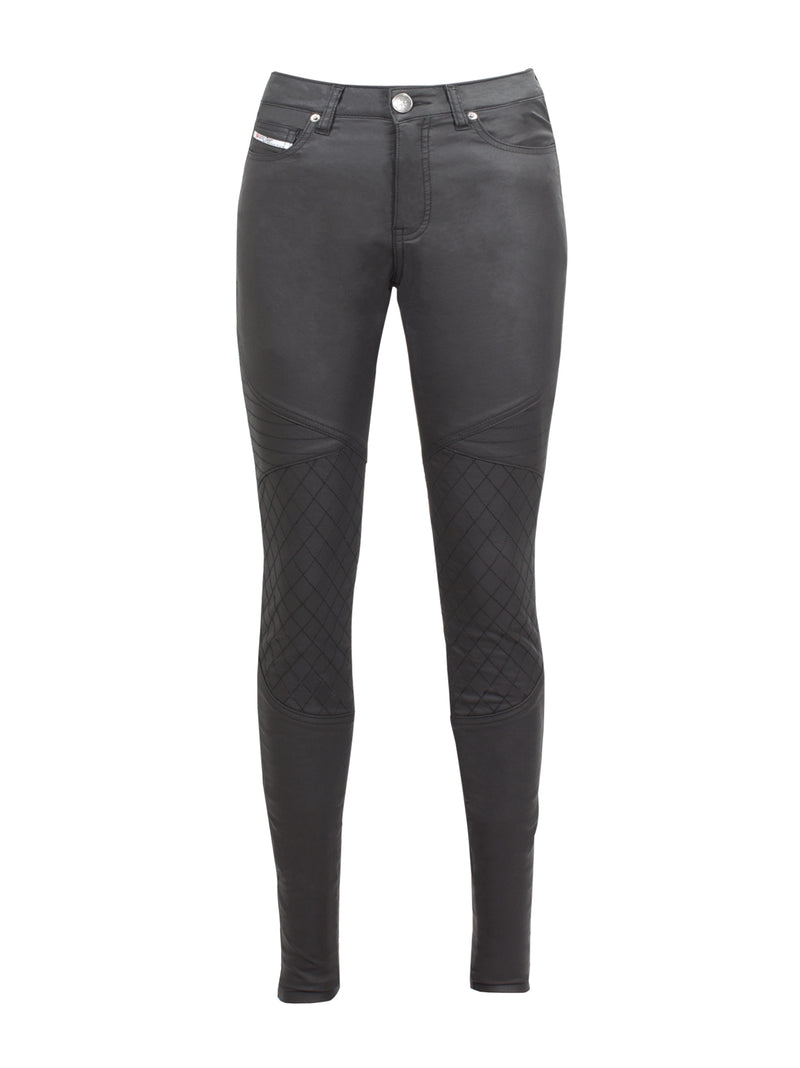 Betty Biker Jeggings Black