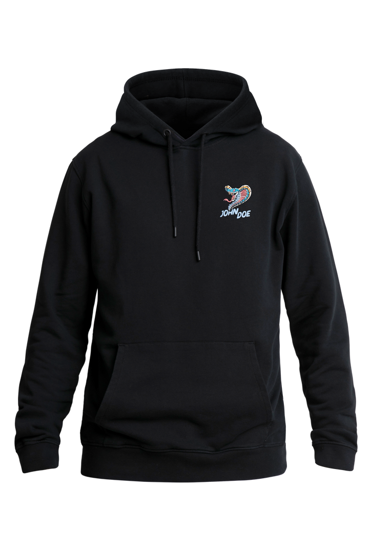 Hoodie Snake II Black - Ridejohndoe