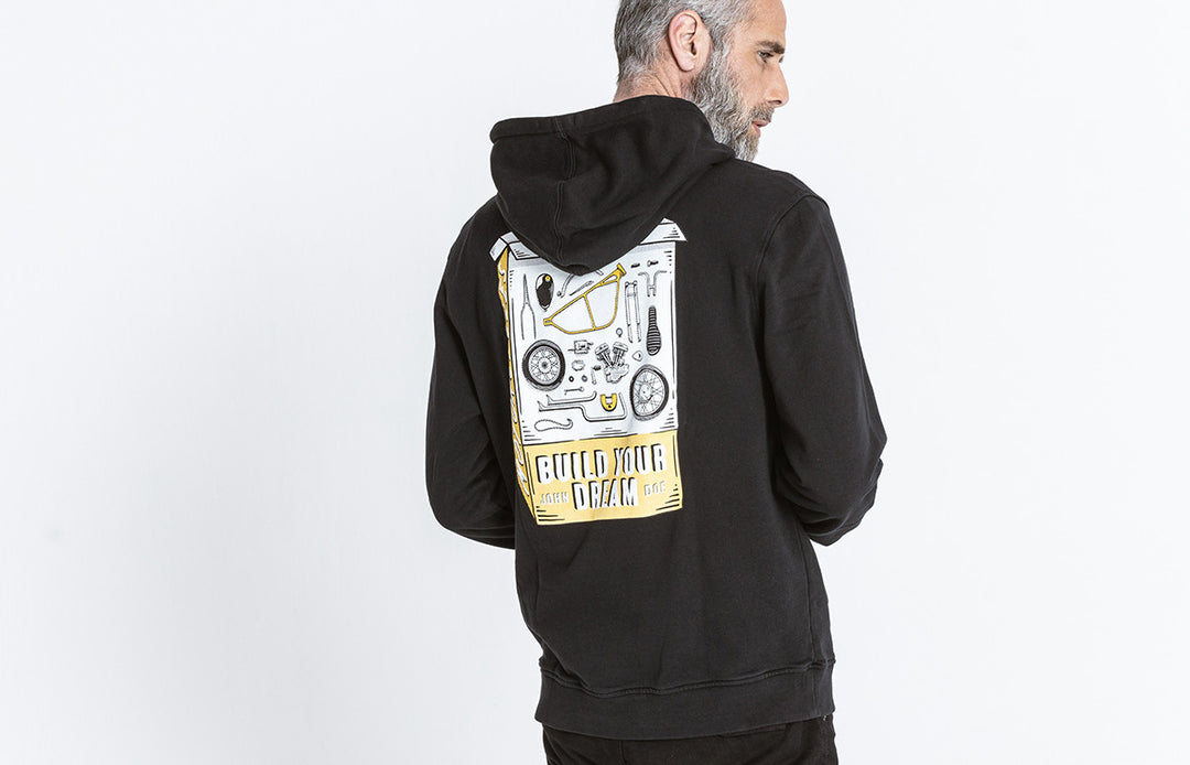 Hoodie BYD II Black - Ridejohndoe