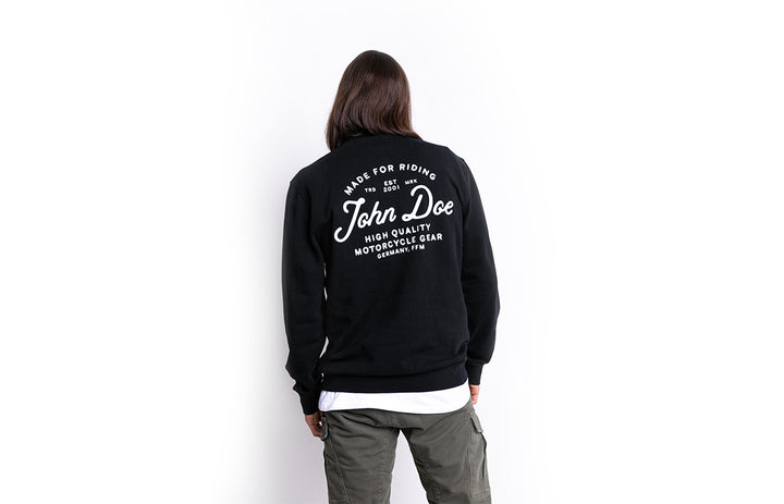 Sweater Lettering Black - Ridejohndoe