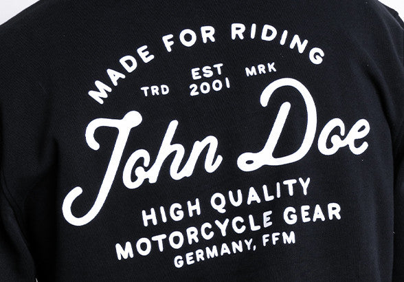 Sweater Lettering Black - Ridejohndoe