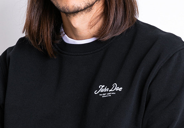 Sweater Lettering Black - Ridejohndoe