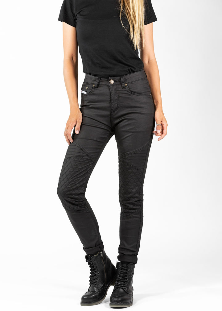 Betty Biker Jeggings Black