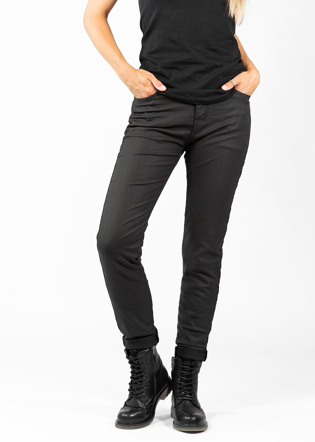 Betty Jeggings Black - Ridejohndoe