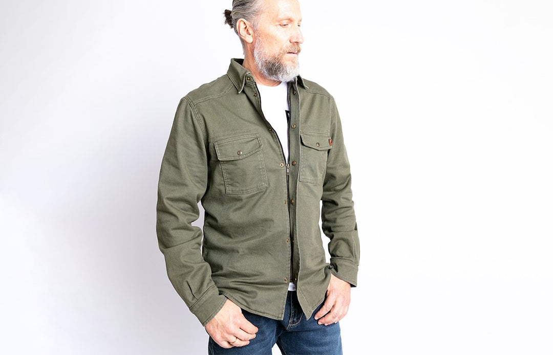 Motoshirt Olive - Ridejohndoe