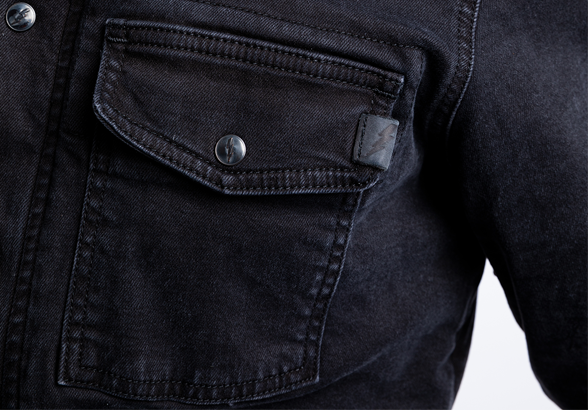 Motoshirt Denim Black - Ridejohndoe