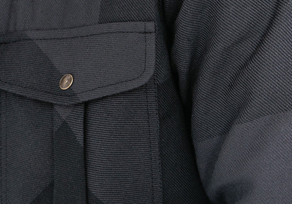 Motoshirt Grey/Black Big Block - Ridejohndoe