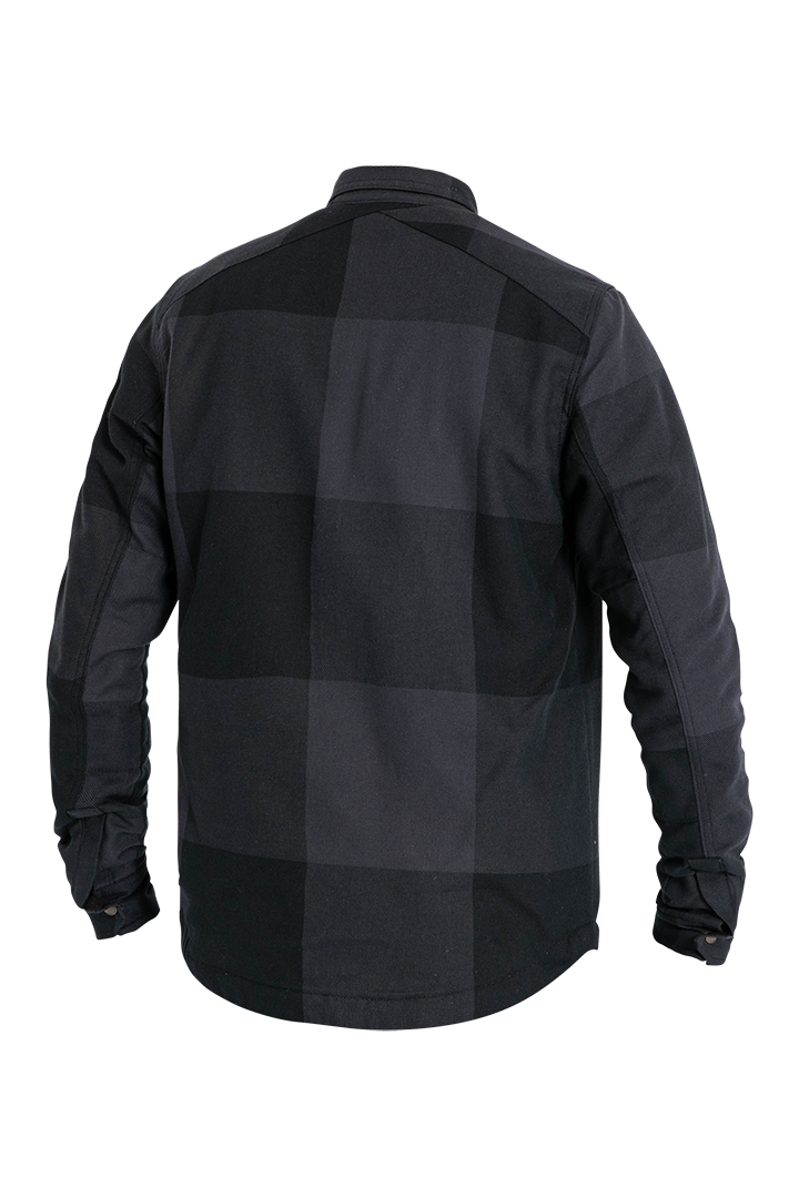 Motoshirt Grey/Black Big Block - Ridejohndoe