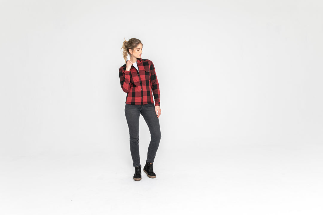 Motoshirt Women Red/Black - Ridejohndoe