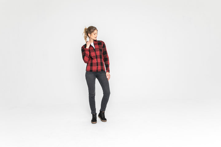 Motoshirt Women Red/Black - Ridejohndoe
