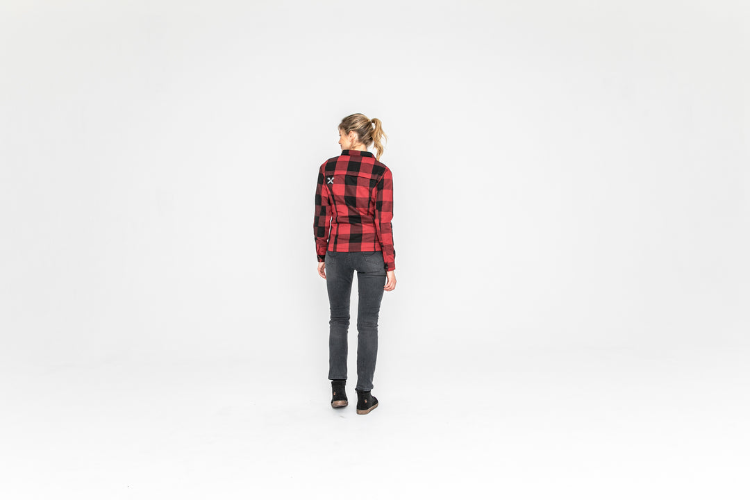 Motoshirt Women Red/Black - Ridejohndoe