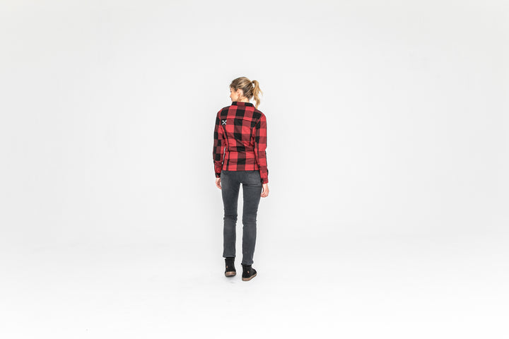Motoshirt Women Red/Black - Ridejohndoe