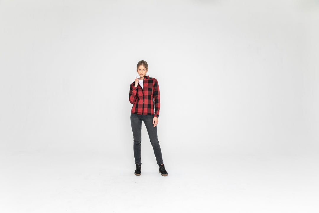 Motoshirt Women Red/Black - Ridejohndoe