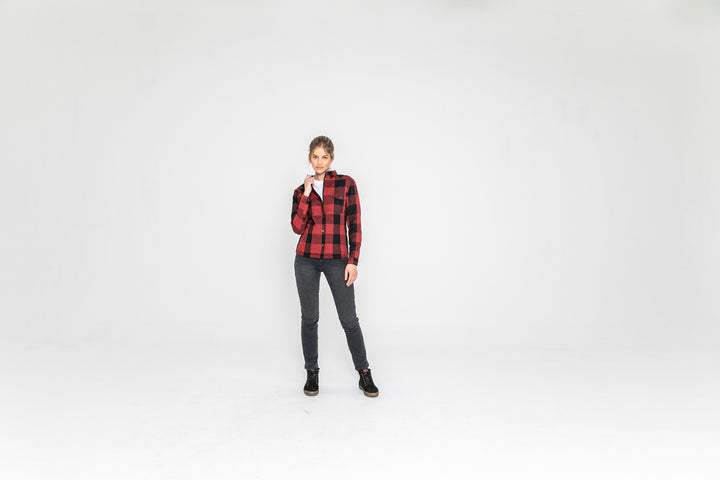 Motoshirt Women Red/Black - Ridejohndoe