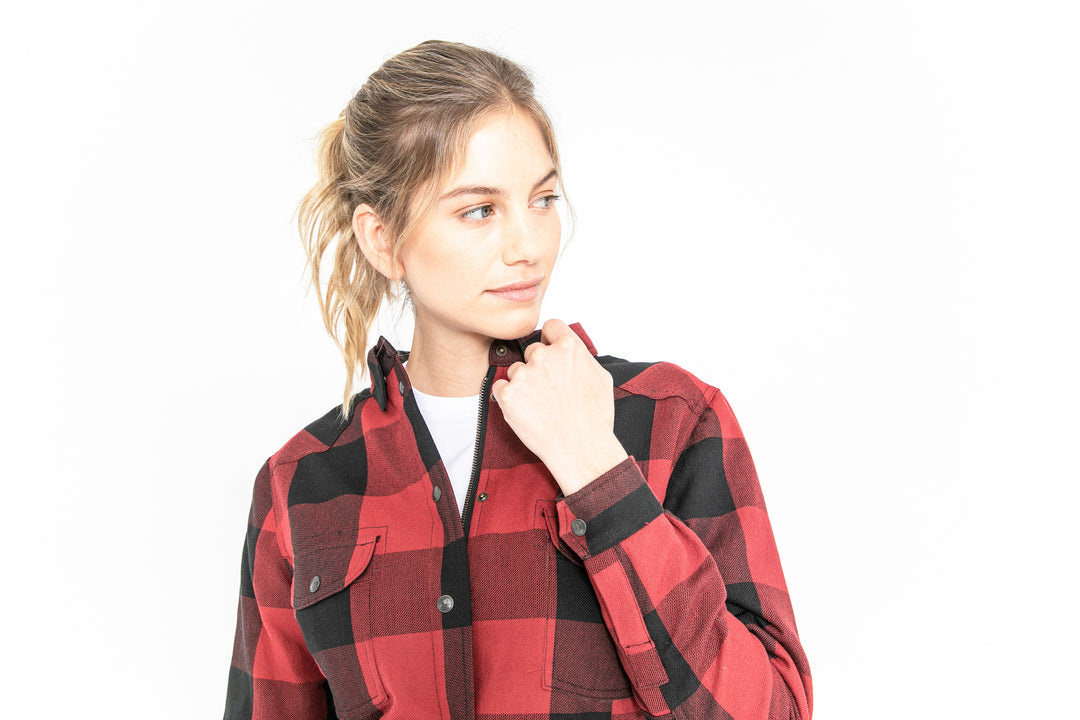Motoshirt Women Red/Black - Ridejohndoe