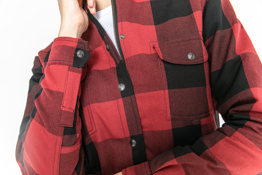 Motoshirt Women Red/Black - Ridejohndoe