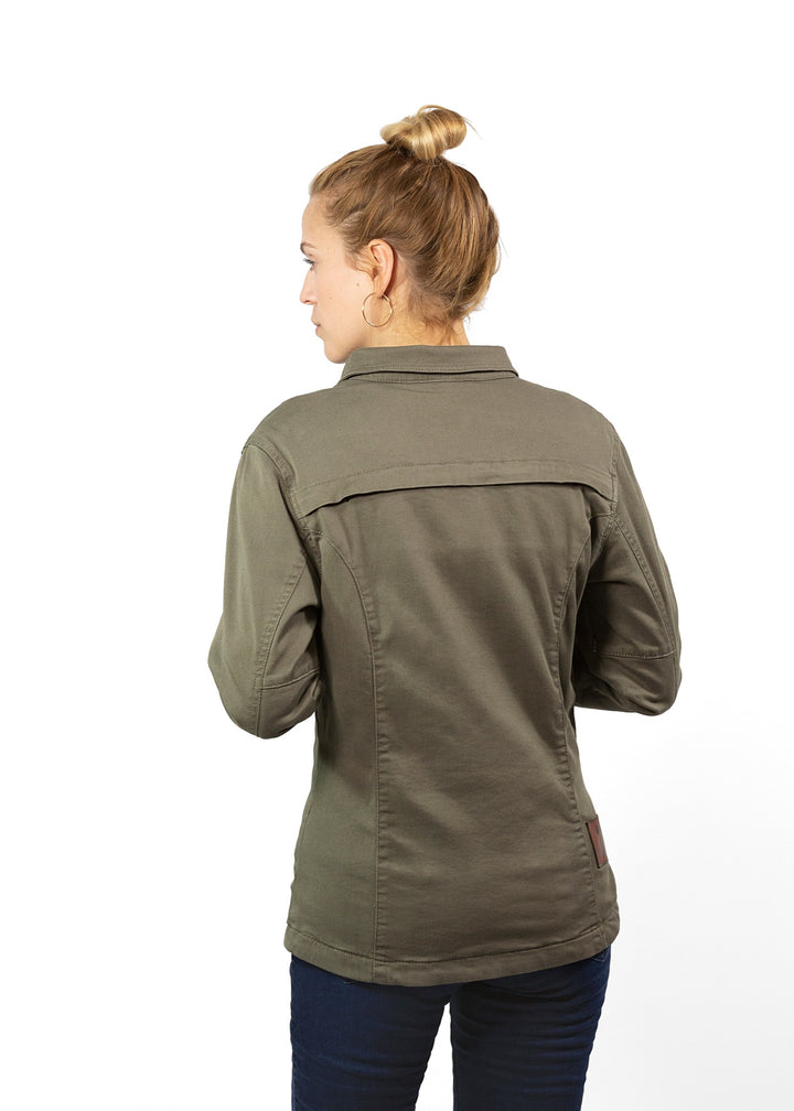 Motoshirt Women Olive - Ridejohndoe
