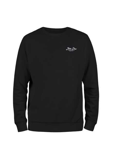 Sweater Lettering Black - Ridejohndoe