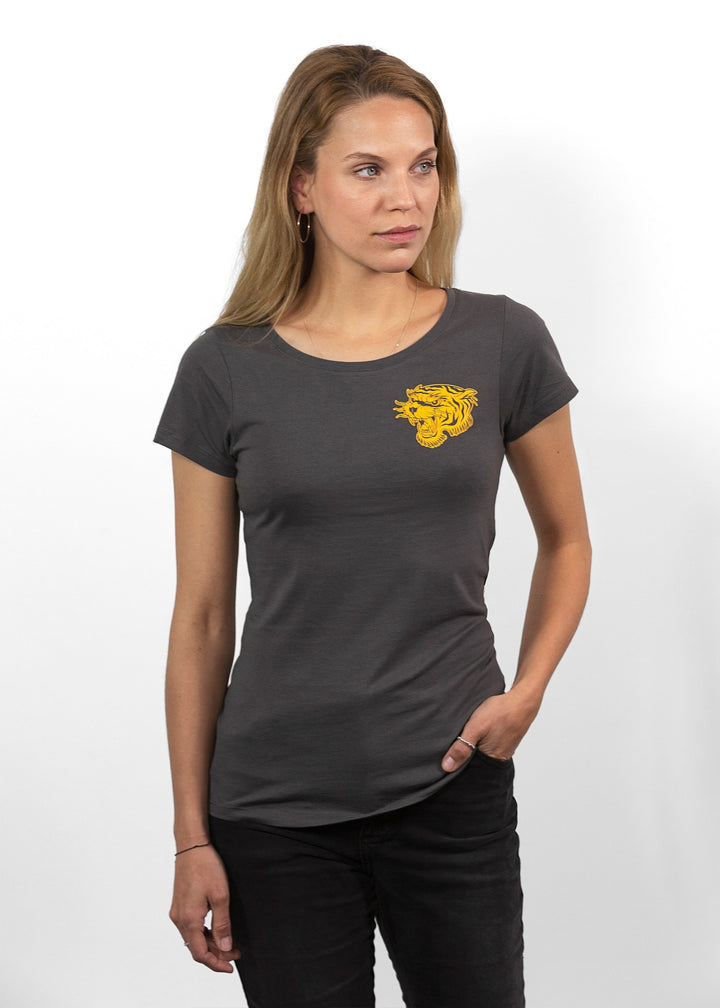 T-Shirt Tiger Gray Women