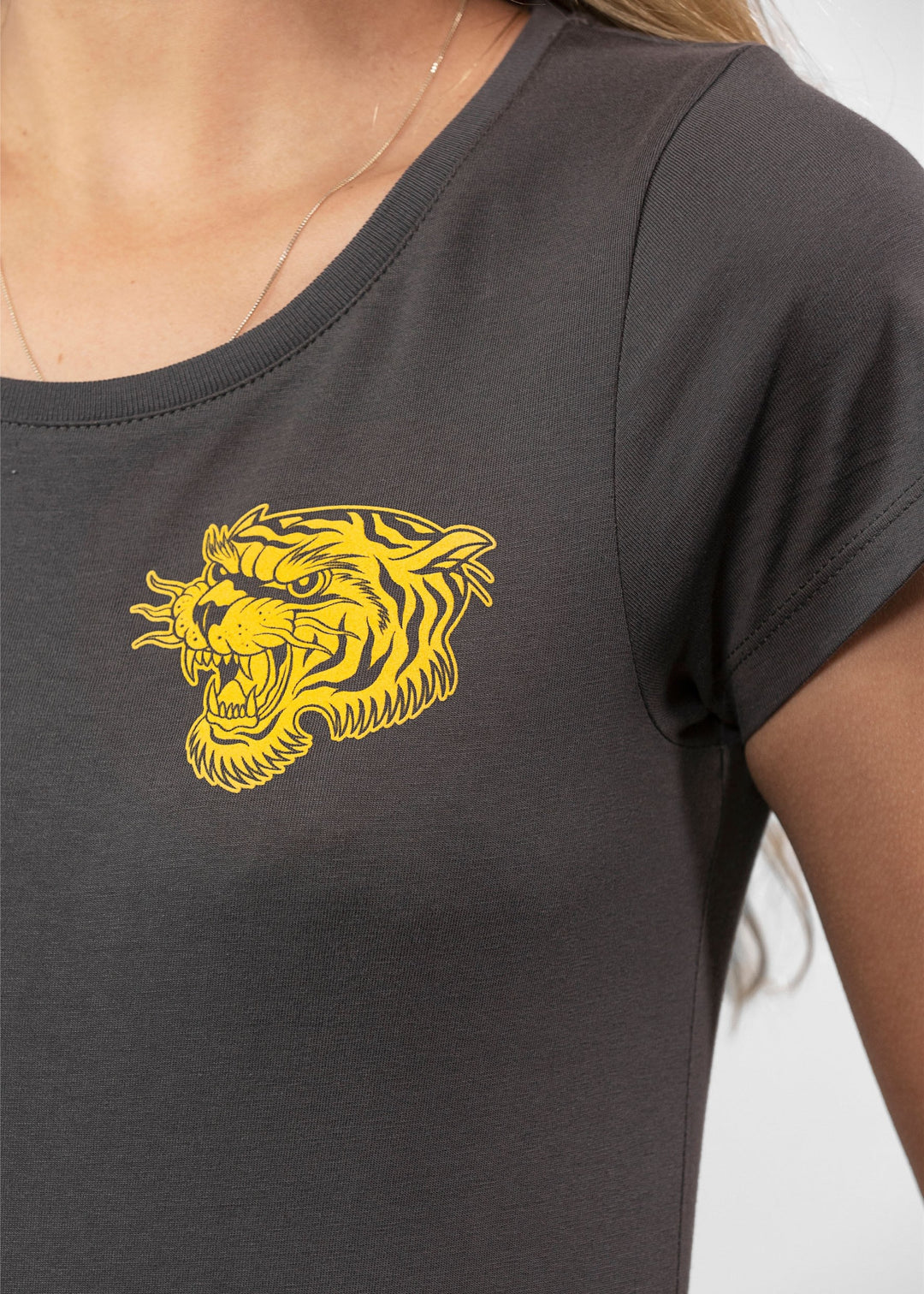 T-Shirt Tiger Gray Women