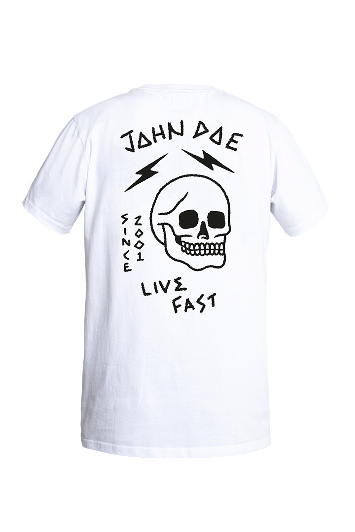 T-Shirt Live Fast Skull