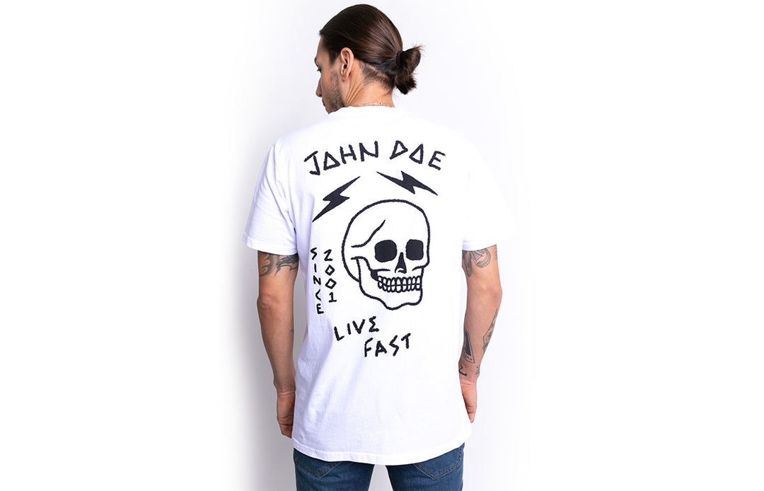 T-Shirt Live Fast Skull