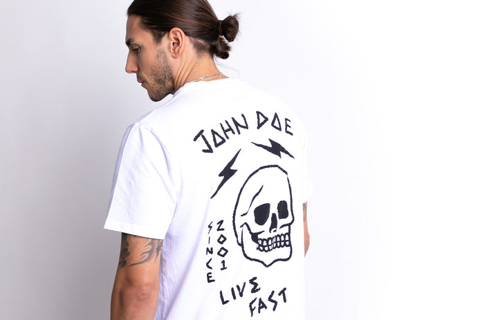 T-Shirt Live Fast Skull