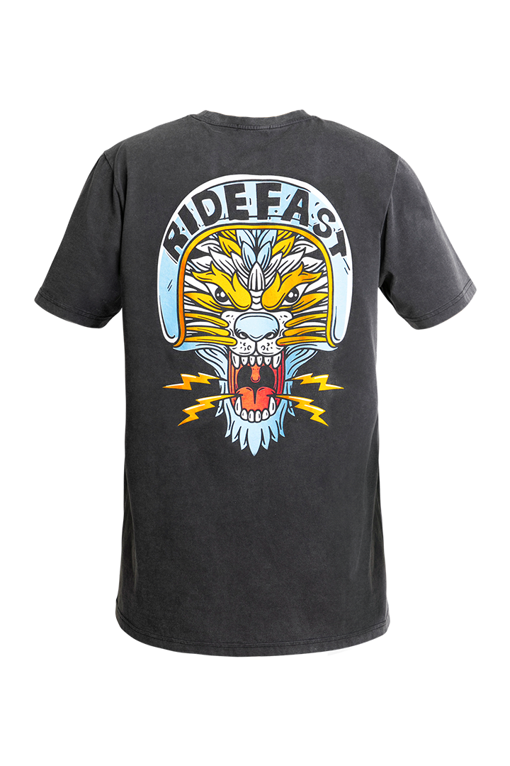 T-Shirt Lion Black Out Black