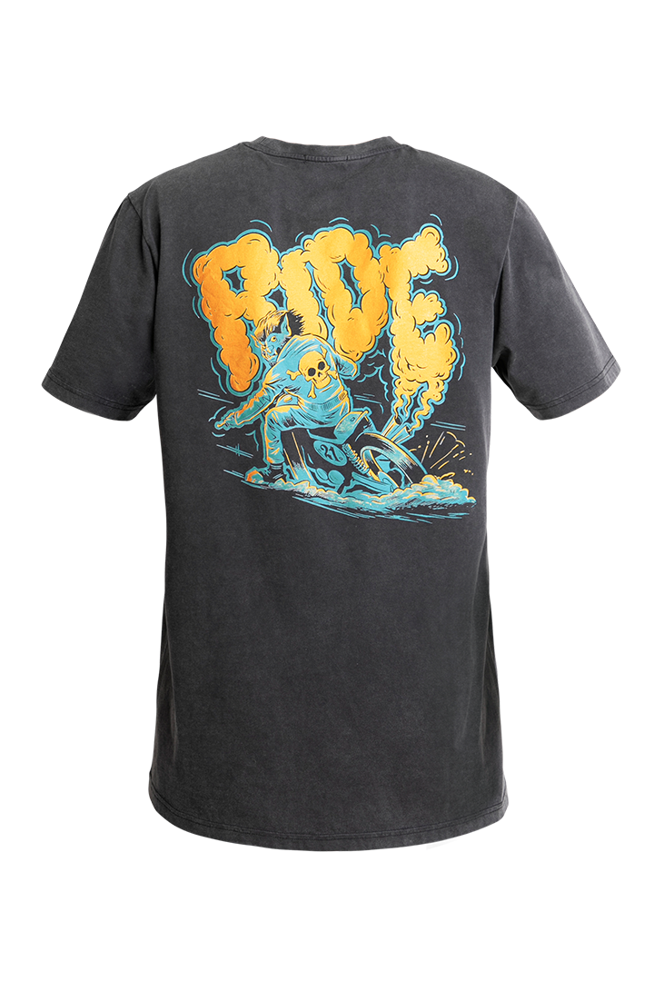 T-Shirt Wolf Fade Out Black