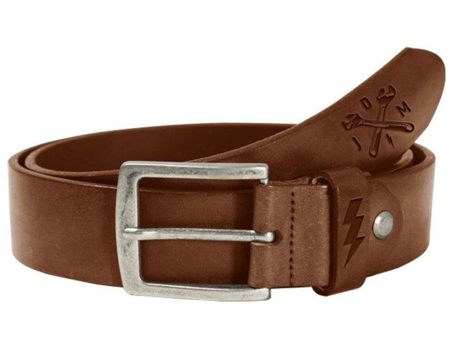 John Doe Leather Belt Cross Tool Dark Cognac