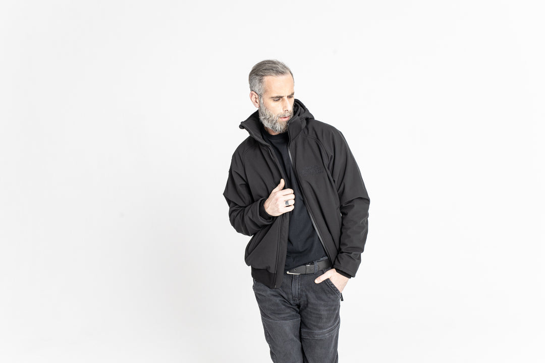 Mens Softshell Jacket 2 in 1 with XTM - Ridejohndoe