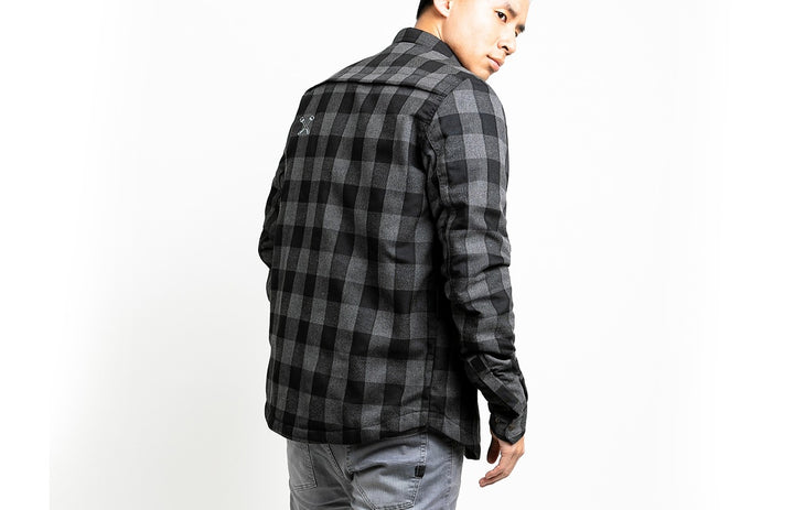 Motoshirt Grey/Black - Ridejohndoe